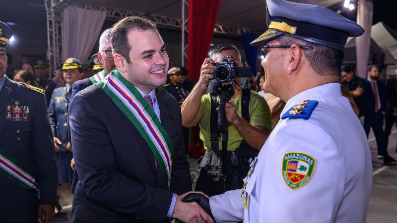 Governador interino Roberto Cidade destaca valorização da Polícia Militar do Amazonas durante homenagem aos 189 anos da corporação