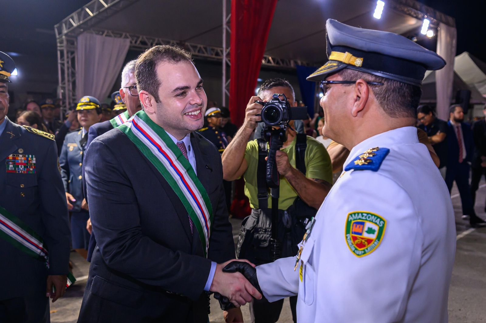 Governador interino Roberto Cidade destaca valorização da Polícia Militar do Amazonas durante homenagem aos 189 anos da corporação