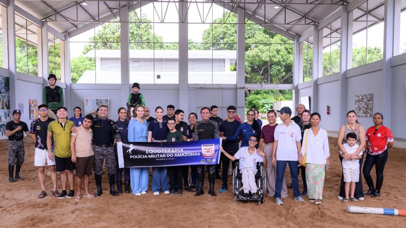 Café na Equoterapia’ encerra programação do Abril Azul da Polícia Militar, com acolhimento a mães atípicas em Manaus