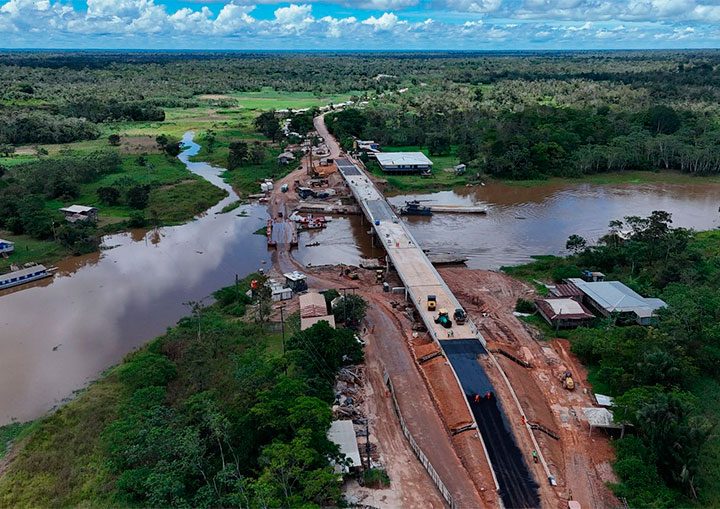 Ponte sobre o rio Autaz Mirim será liberada para o tráfego no dia 27