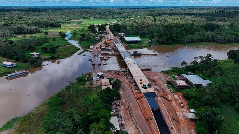 Ponte sobre o rio Autaz Mirim será liberada para o tráfego no dia 27