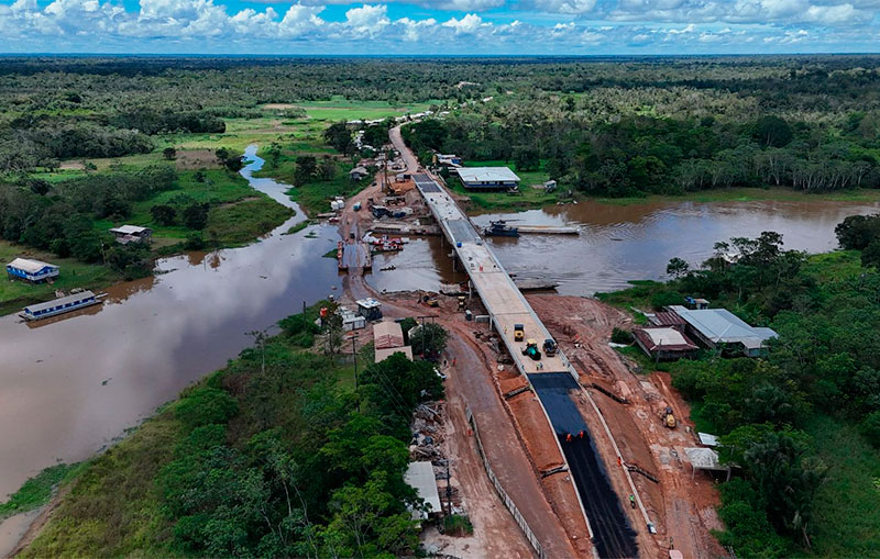 Ponte sobre o rio Autaz Mirim será liberada para o tráfego no dia 27