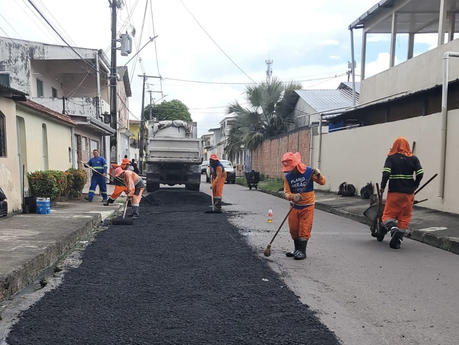 Prefeitura de Manaus intensifica recuperação viária no bairro Cidade Nova e garante mais mobilidade, segurança e qualidade de vida à população