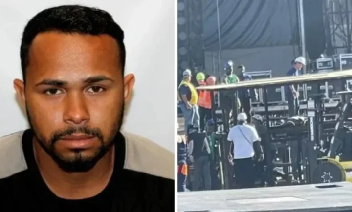 Trabalhador morre durante montagem de palco para show de Shakira em Copacabana