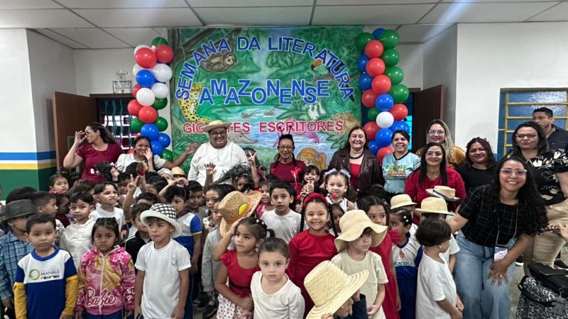 Cmei da Prefeitura de Manaus encerra atividades da ‘Semana de Literatura Amazonense’ com temática ambiental
