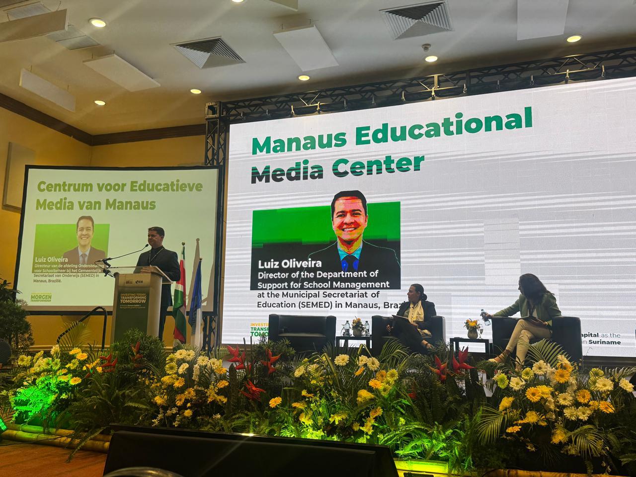 Educação da Prefeitura de Manaus é destaque em conferência internacional