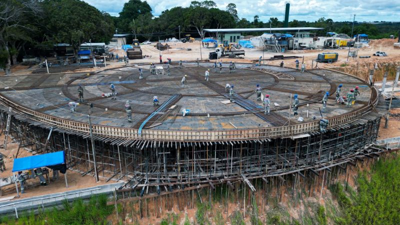 Prefeitura avança com estabilização do talude e concretagem da oca no parque Encontro das Águas Rosa Almeida