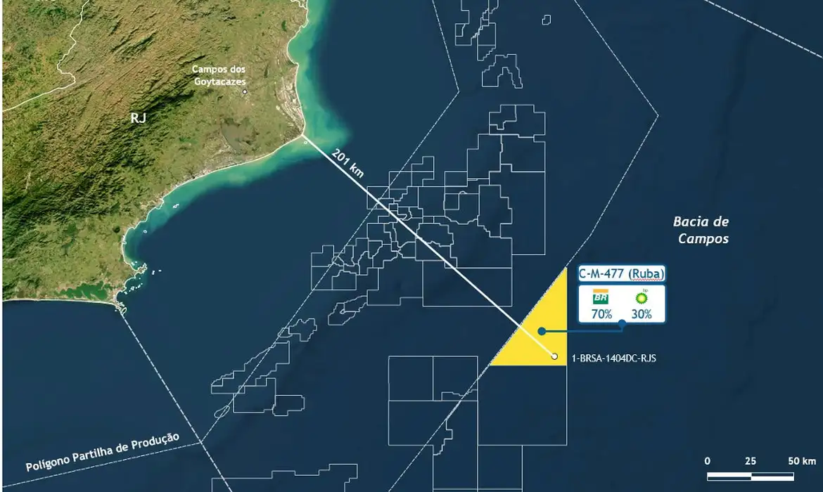 Petrobras faz nova descoberta no pré-sal da Bacia de Campos