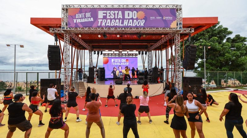 Festa do Trabalhador na Ponta Negra une lazer, empreendedorismo e valorização aos trabalhadores
