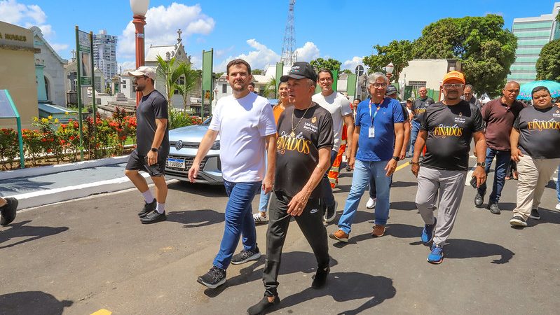 Prefeito Renato Junior acompanha operação especial no cemitério São João Batista no Dia das Mães