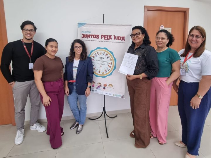Juntos pela Vida do MPAM encerra semana com três escolas acima de 90% de vacinação