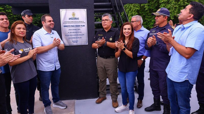 Governador Roberto Cidade inaugura tanque tático da COE e assina criação do Bope no Amazonas