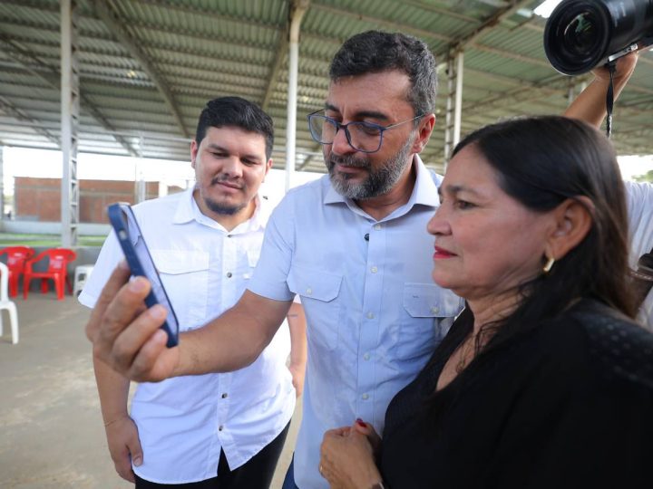 Em Itapiranga, Wilson Lima reencontra família beneficiada por programa de transplantes da rede estadual