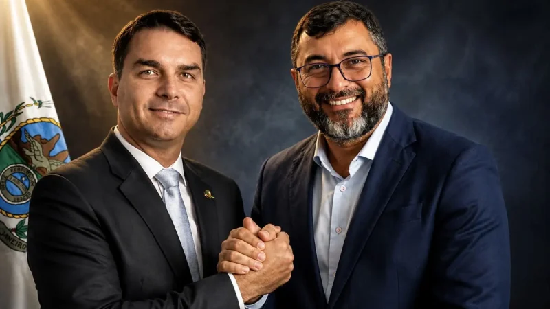 De Jair a Flávio: Wilson Lima mantém aliança com família Bolsonaro na disputa pelo senado em 2026