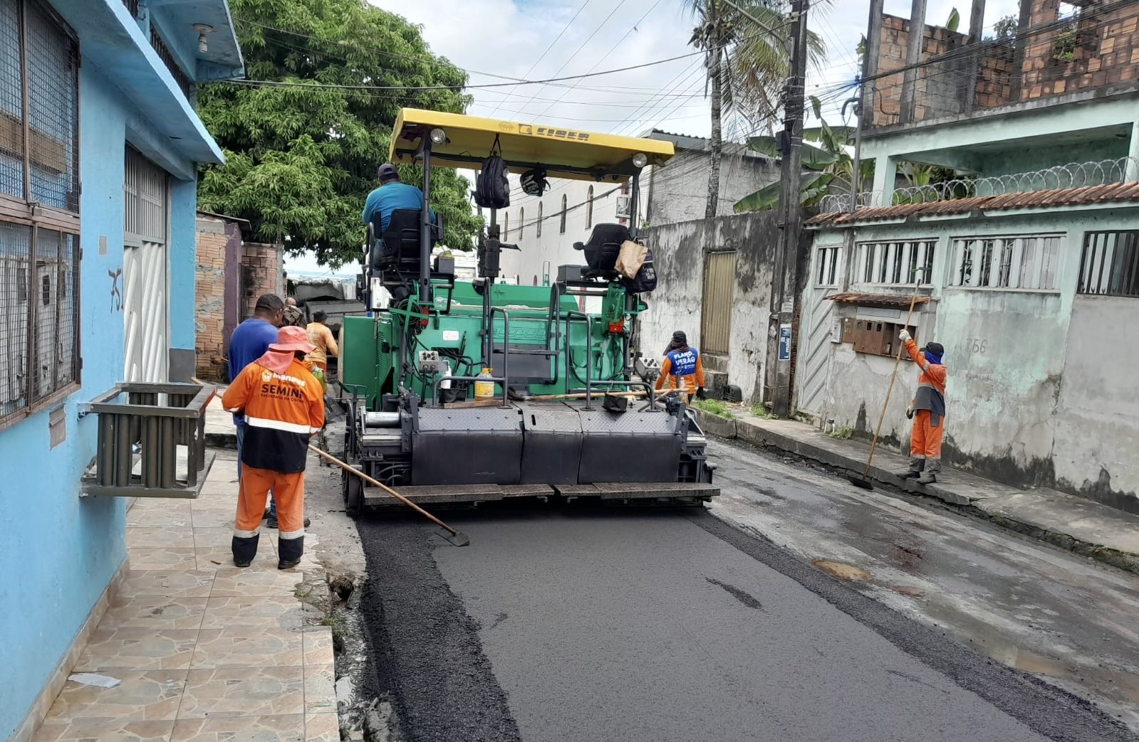 Prefeitura conclui recapeamento da rua das Mangabeiras na zona Leste de Manaus