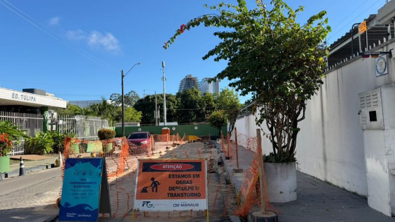 Ageman notifica concessionária por obra de esgoto paralisada na zona Centro-Sul