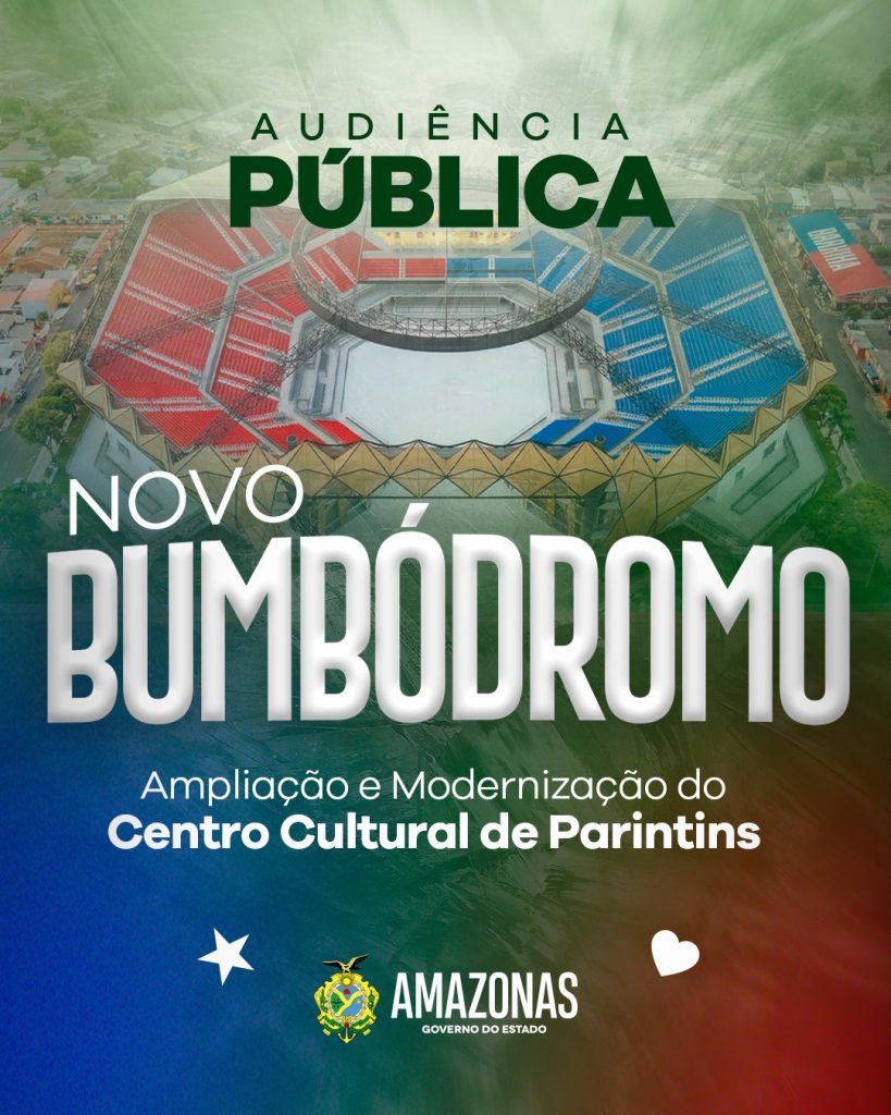 Prazo de inscrições para audiência pública sobre o novo Bumbódromo termina nesta sexta-feira
