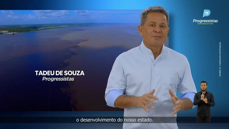 ‘Cuidar da Amazônia não significa impedir o desenvolvimento do nosso estado’, afirma Tadeu de Souza em nova inserção do PP