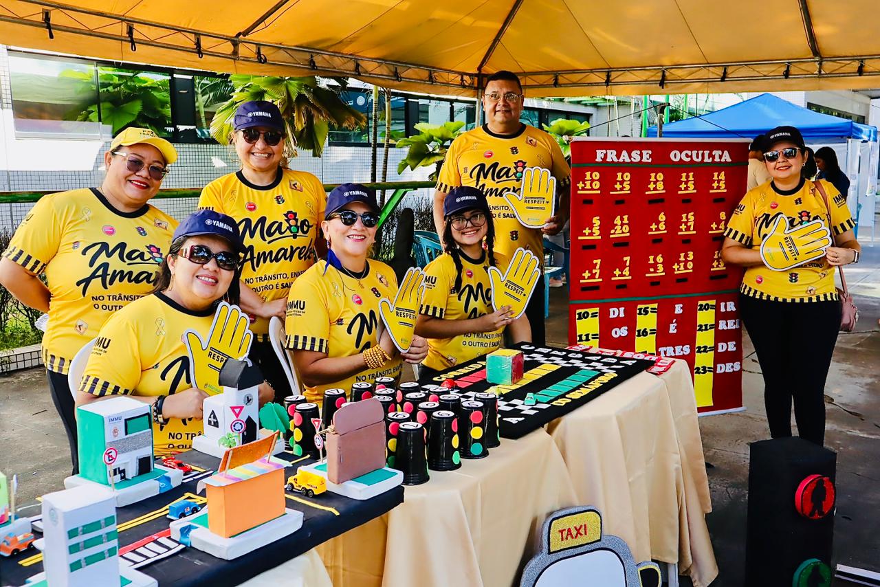 Prefeitura de Manaus promove ação educativa na ‘Faixa Liberada’ da avenida Getúlio Vargas