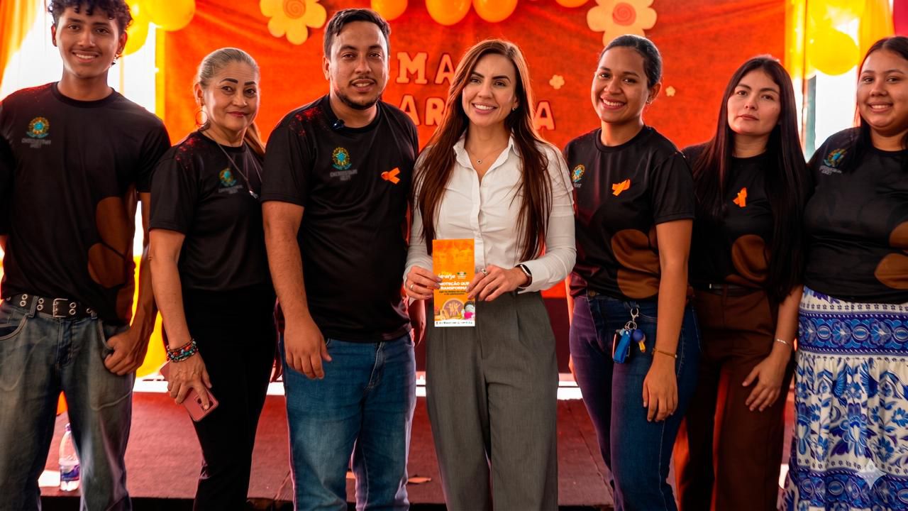 Débora Menezes reforça combate à exploração infantil durante ação do Maio Laranja na zona Leste de Manaus