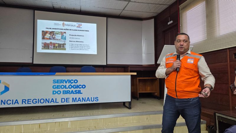 Prefeitura de Manaus apresenta ações preventivas e de monitoramento da Defesa Civil durante 3º Alerta de Cheias do Amazonas