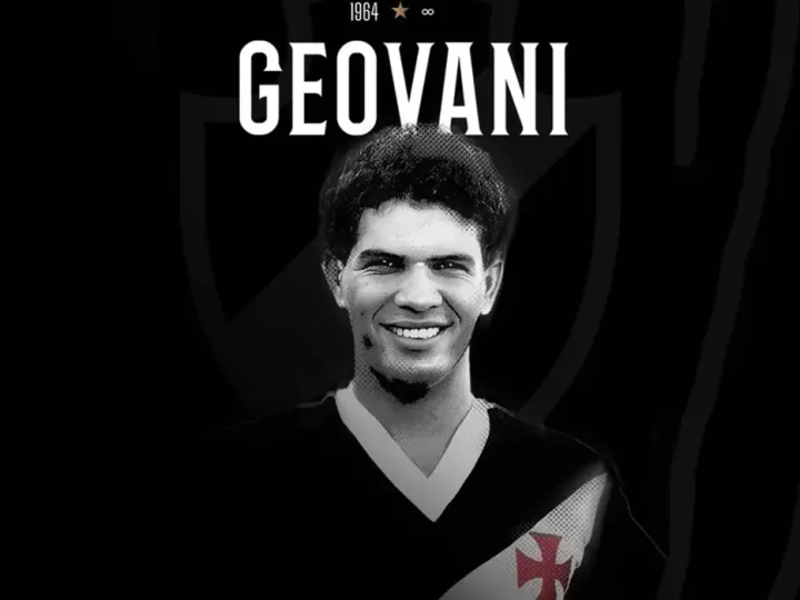 Morre Geovani Silva, ídolo do Vasco e ex-meia da seleção, aos 62 anos