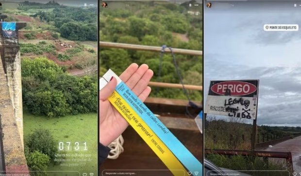 Câmera que registraria salto fatal de jovem desaparece após acidente em rope jump