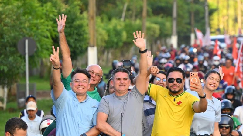 David Almeida reúne multidão em Coari e reforça compromisso com o desenvolvimento do Médio Solimões