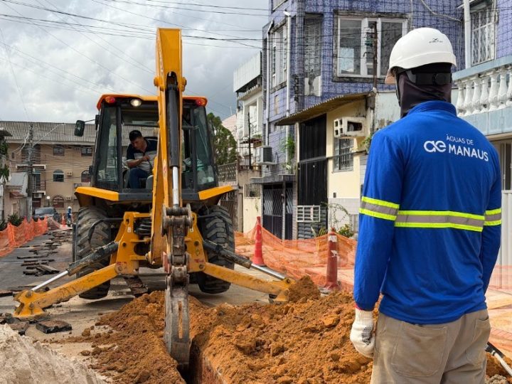 Trata Bem Manaus: Obras de esgoto avançam em 13 áreas de Manaus nesta semana