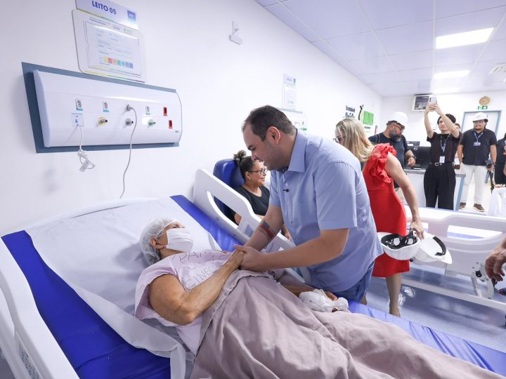 Roberto Cidade acompanha cirurgia cardíaca de criança e acelera obra que triplica leitos de UTI no Hospital Francisca Mendes