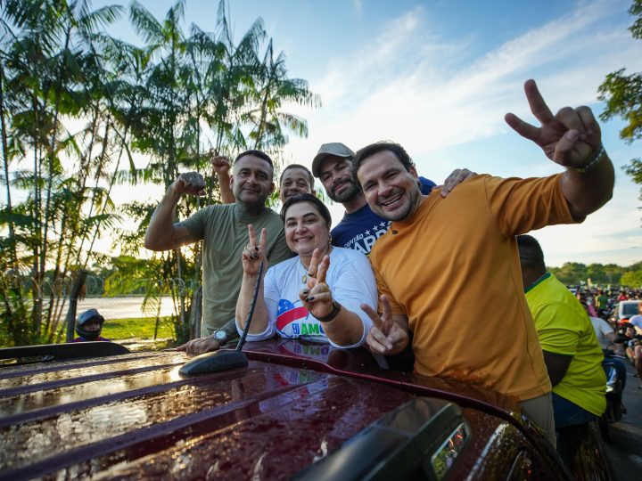 Do coração do Amazonas surge um coro por mudança: Maria do Carmo e Alberto Neto percorrem interior e reforçam compromisso com um futuro mais próspero