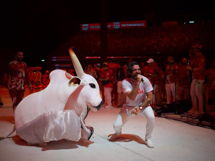 Festival de Parintins 2026: Garantido leva emoção ao Bumbódromo em ensaio técnico aberto ao público