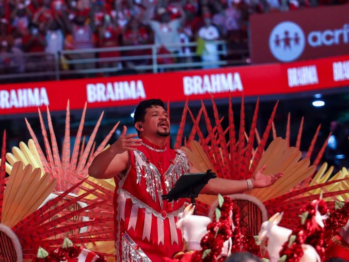 Marujeiros e batuqueiros celebram a cultura do Festival no Camarote Brahma