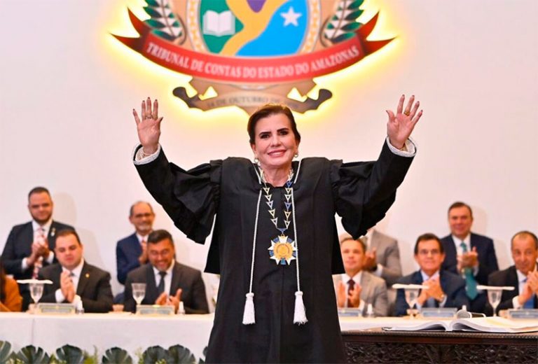 Yara Lins é eleita para quarto mandato na presidência do TCE-AM