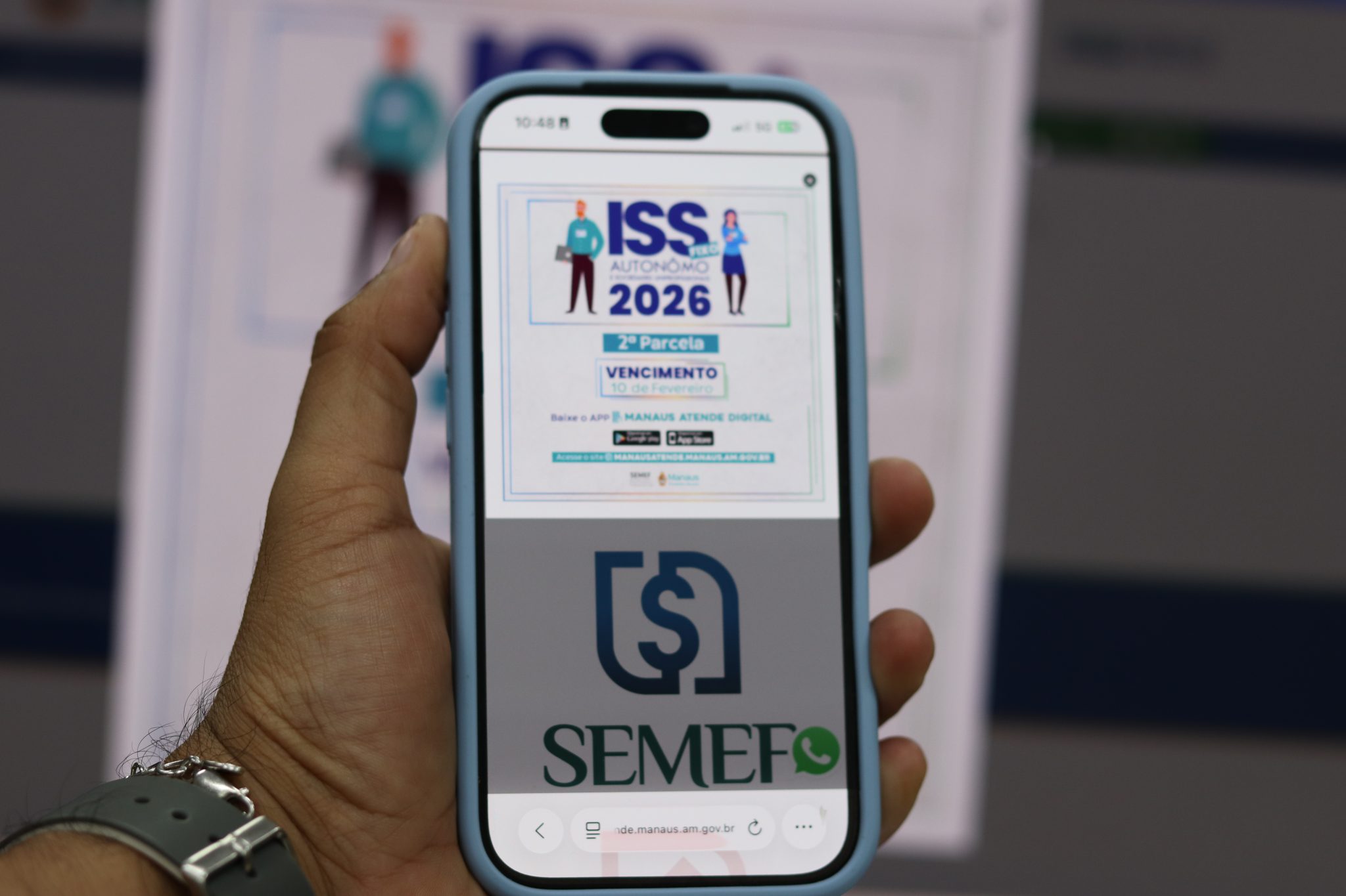 Prefeitura reforça prazo da quinta parcela do ISS Fixo e incentiva uso de canais digitais para pagamento com desconto