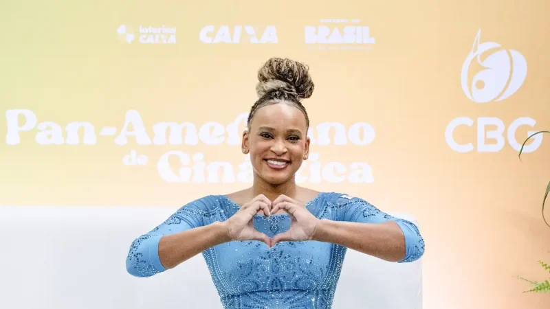 Rebeca Andrade volta com ouro no Pan de ginástica artística