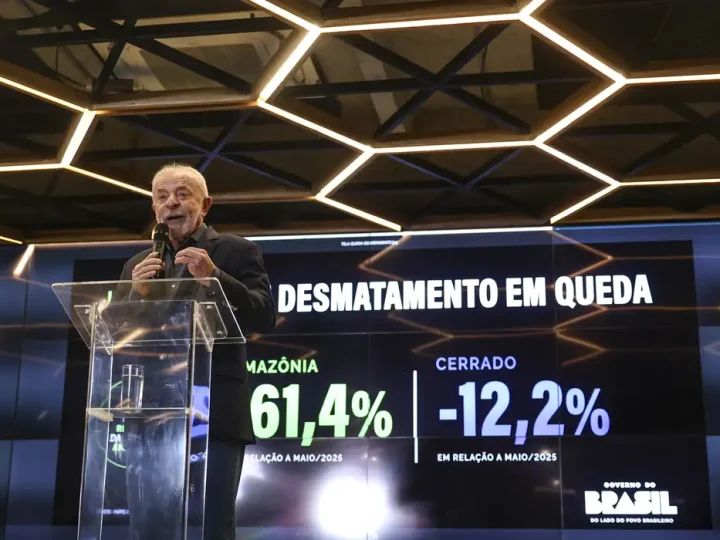 Desmatamento na Amazônia cai 61,4% em maio de 2026