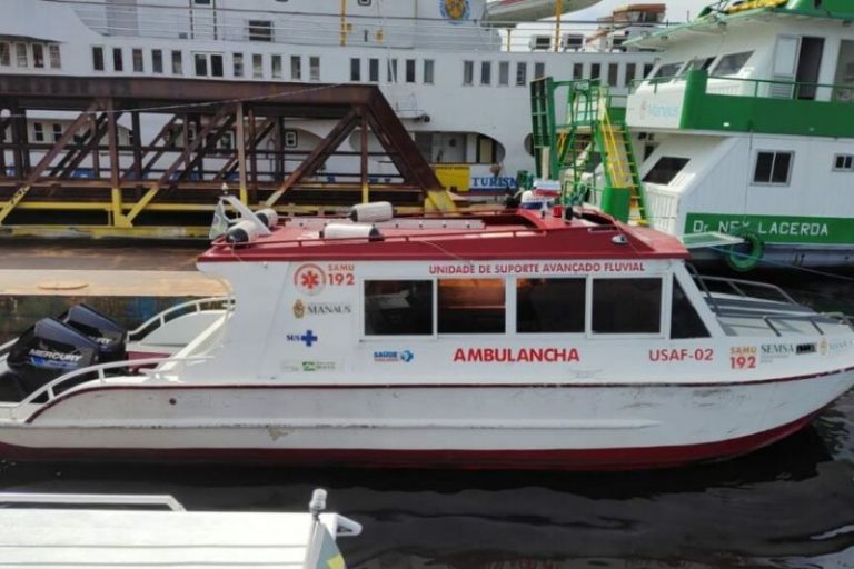 Lancha do Samu que atende 44 comunidades é furtada em Manaus