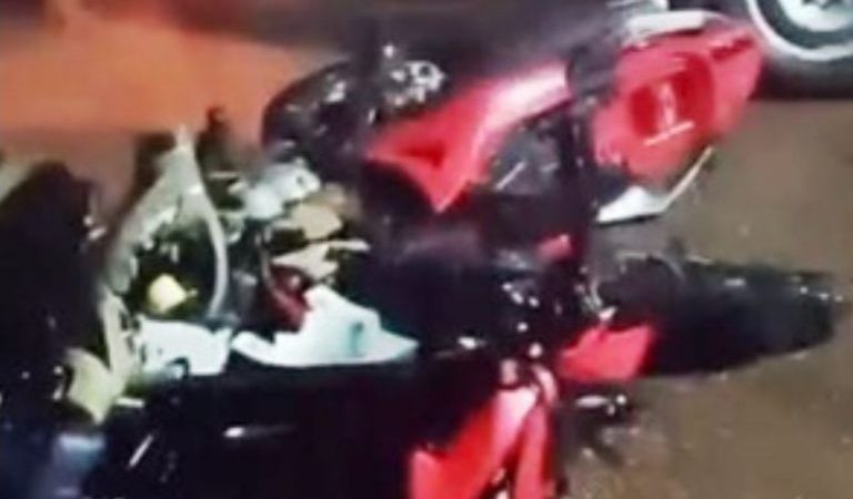 Um homem morre e outros dois ficam feridos em cidente entre motocicletas