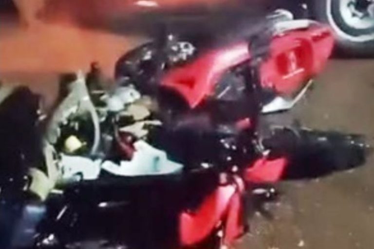 Um homem morre e outros dois ficam feridos em cidente entre motocicletas