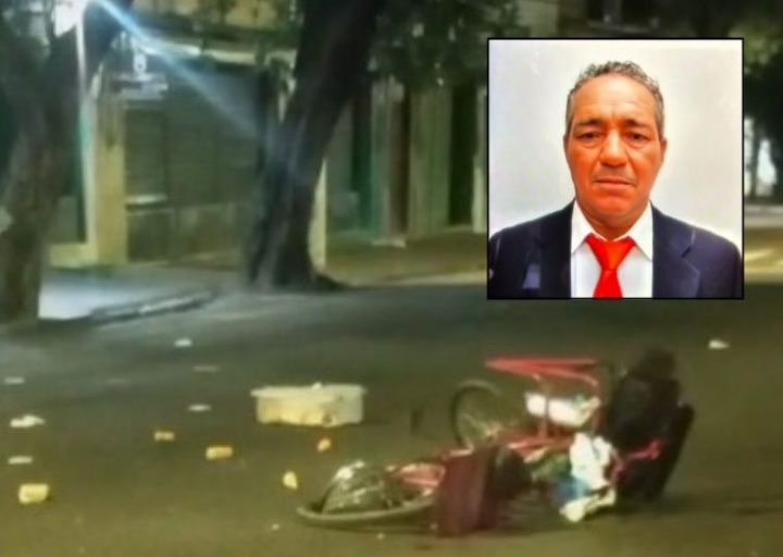 Vendedor de salgados morre atropelado no Centro de Manaus; motorista fugiu