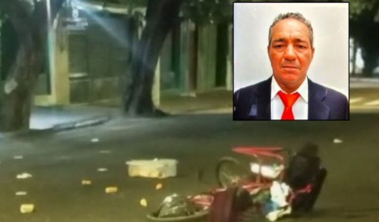 Vendedor de salgados morre atropelado no Centro de Manaus; motorista fugiu