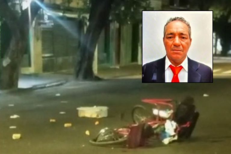 Vendedor de salgados morre atropelado no Centro de Manaus; motorista fugiu