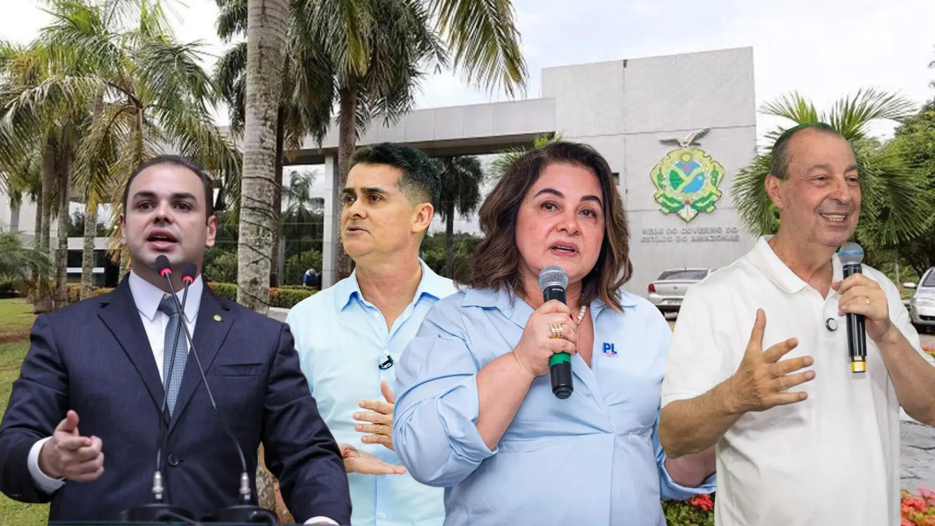 Pesquisa Eficaz: Omar Aziz lidera, mas disputa continua apertada