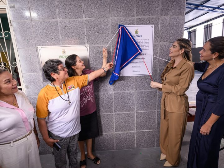Primeira-dama Thaisa Cidade visita Centro Social São Benedito, contemplado com recursos do FPS para qualificação profissional