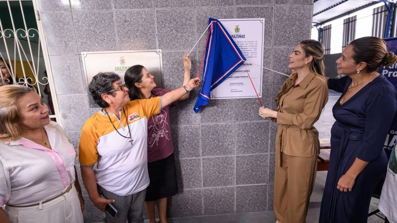 Primeira-dama Thaisa Cidade visita Centro Social São Benedito, contemplado com recursos do FPS para qualificação profissional