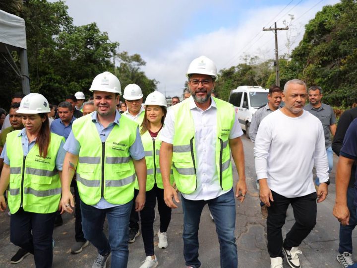 Wilson Lima acompanha retomada das obras da AM-010, que teve 88% dos serviços executados em sua gestão