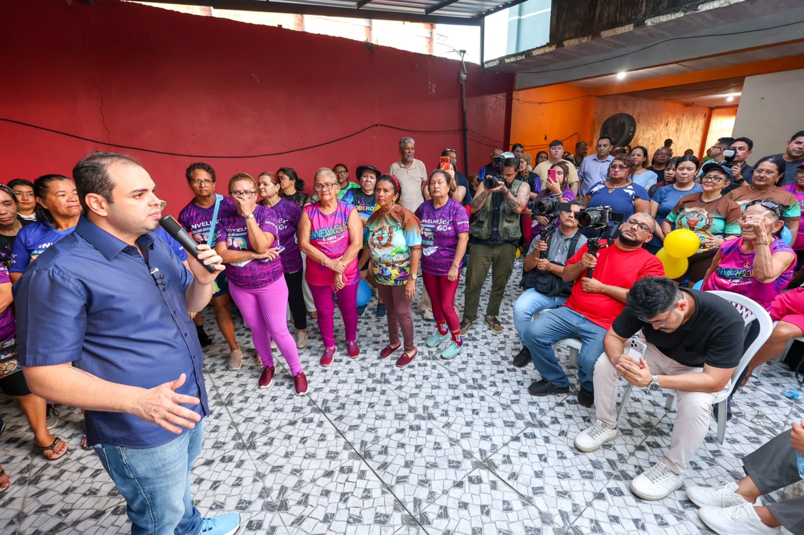 *Roberto Cidade reafirma compromisso com a população idosa em encontro na zona Norte de Manaus*