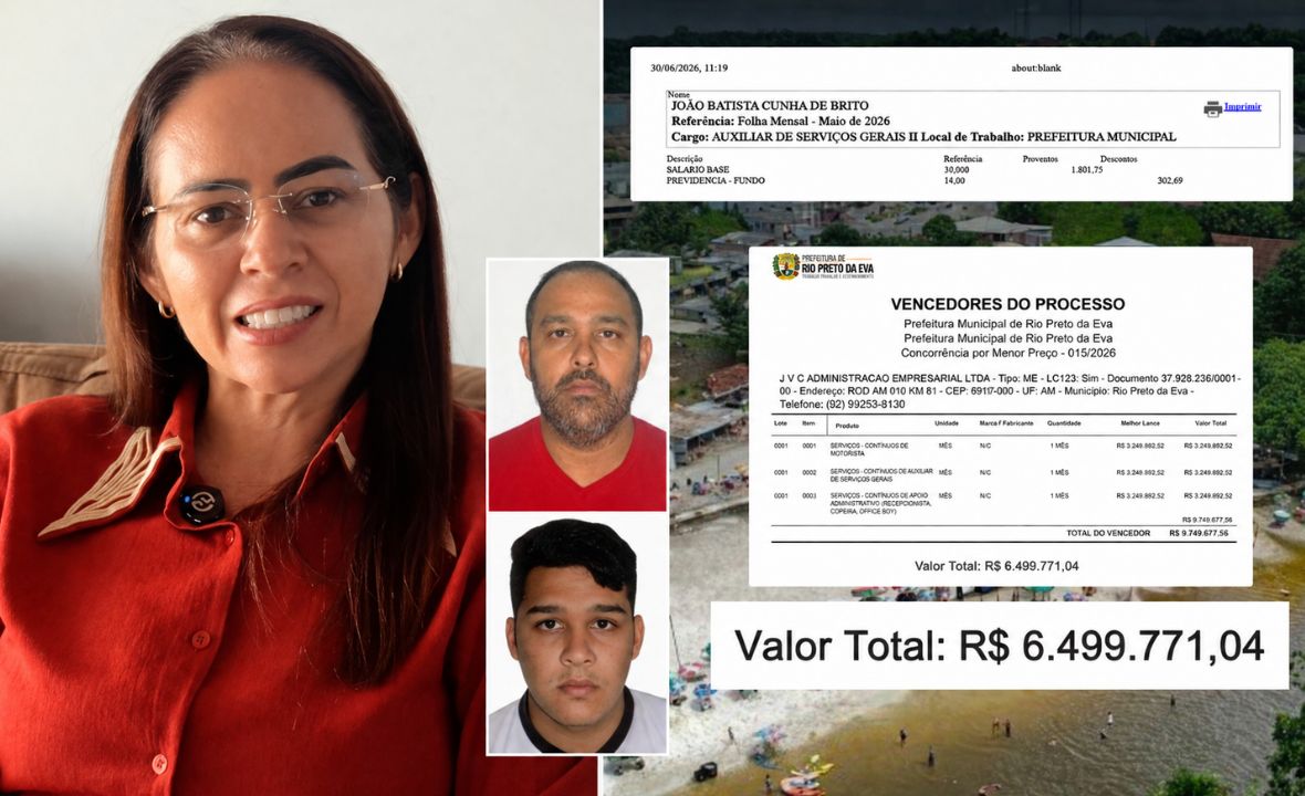 Denúncia aponta que auxiliar de serviços gerais da Prefeitura do Rio Preto da Eva é dono de empresa vencedora de licitação milionária