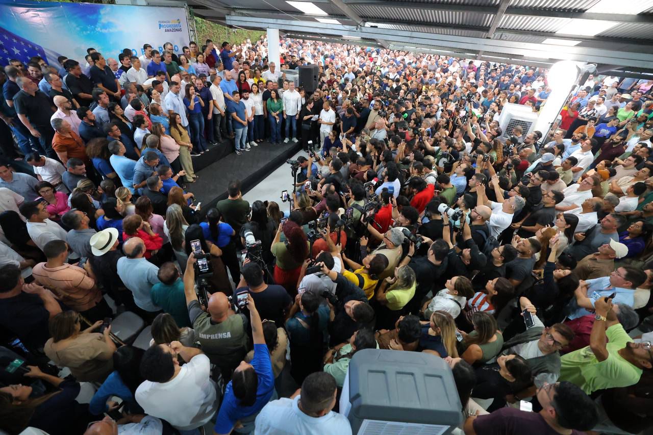 Ao anunciar Roberto Cidade como pré-candidato ao Governo, Wilson Lima diz que Amazonas ‘escolheu não voltar ao passado